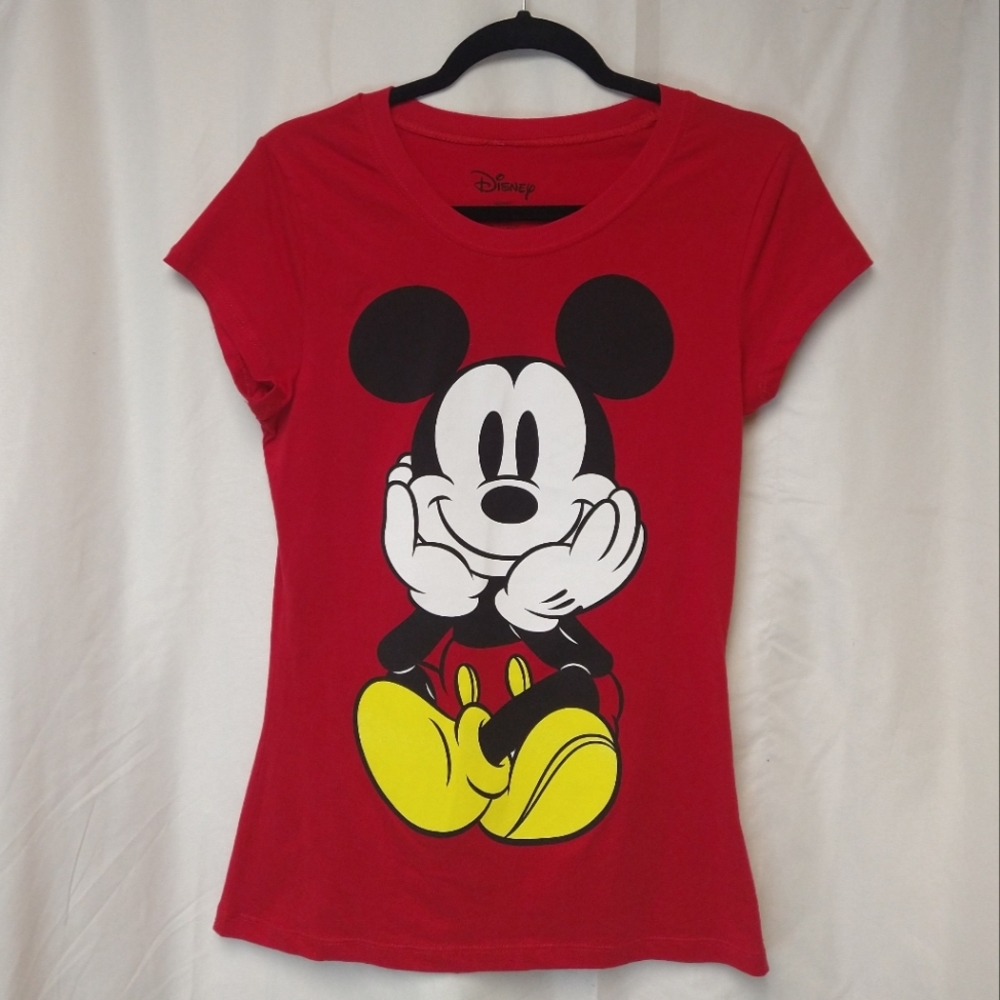 Mickey mouse t-shirt woman's small (kid's large) size.